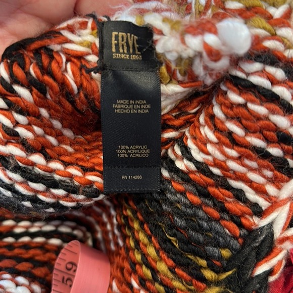 FRYE Marled Multi Color Scarf NWT - Picture 7 of 7